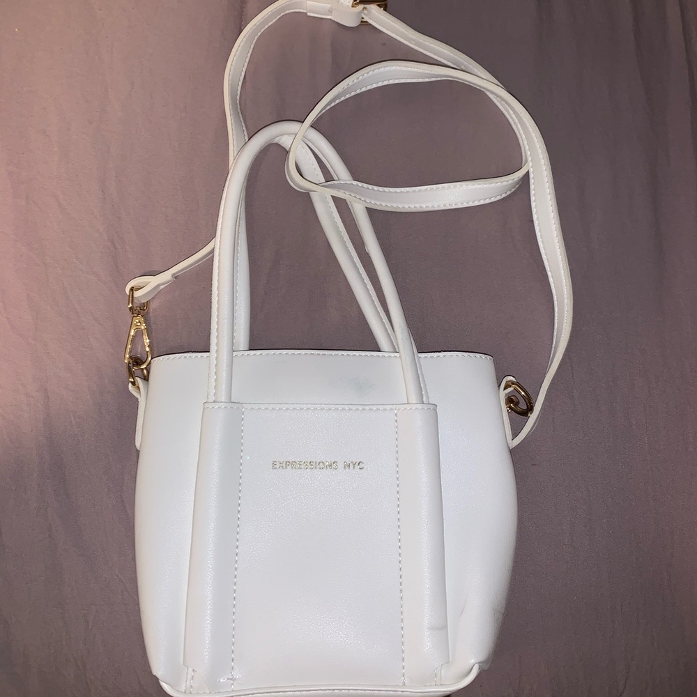 White Crossbody purse